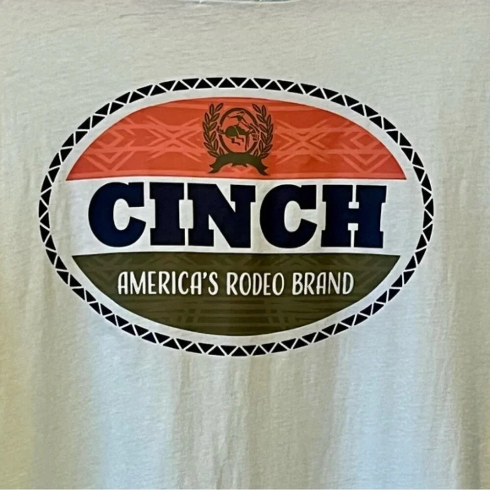 CINCH| Women’s Rodeo Front Back Logo Western T-Shirt Size US XL